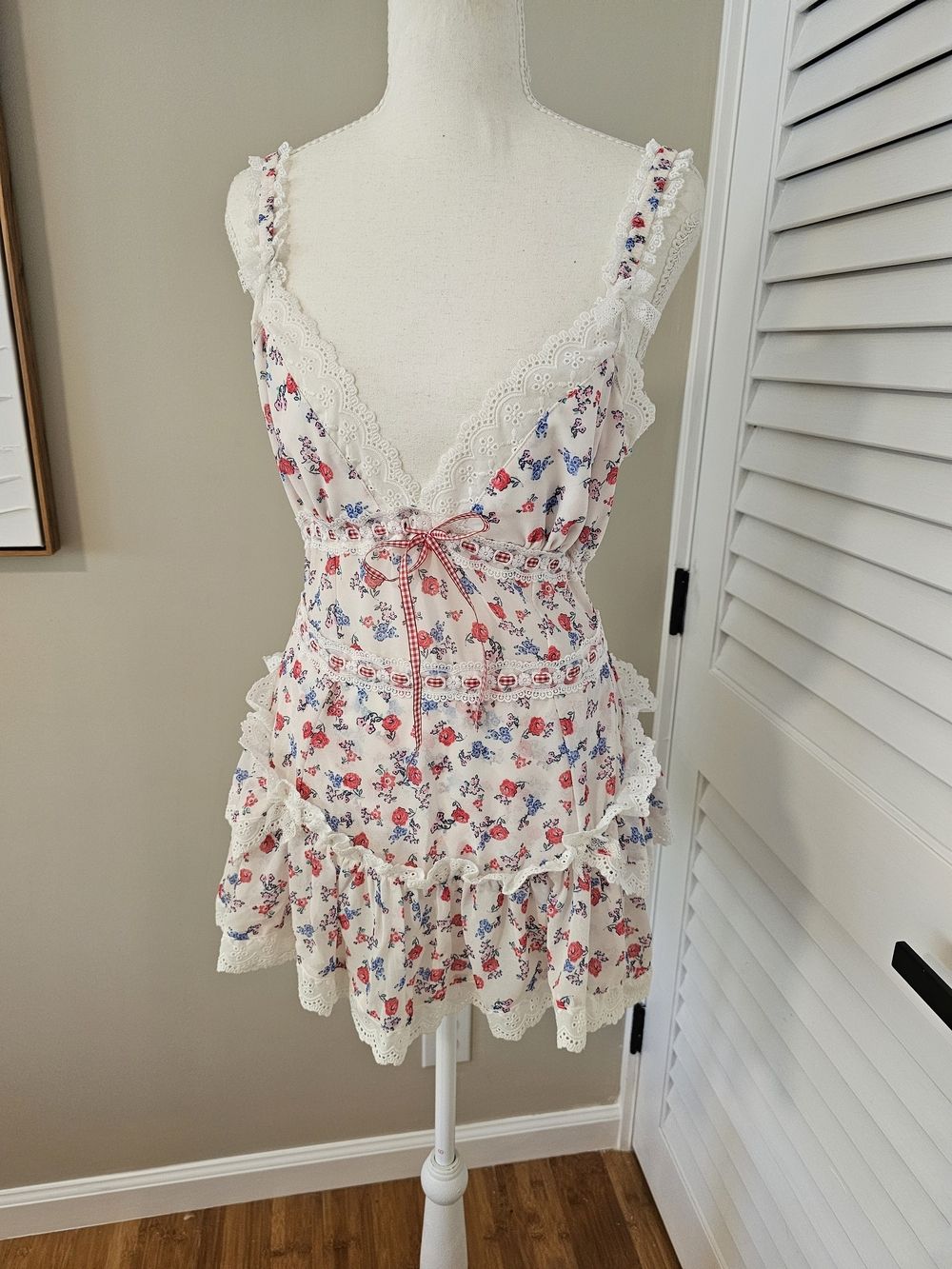 For Love And Lemons Ditsy Day Festival Dress New With Tags! - Picture 7 of 12